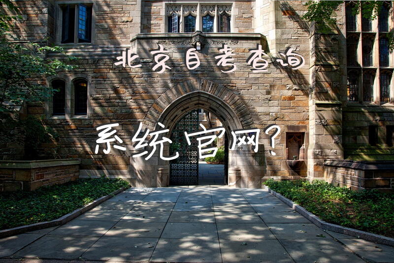 北京自考查询系统官网？
