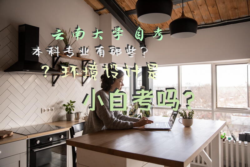 云南大学自考本科专业有那些？环境设计是小自考吗？