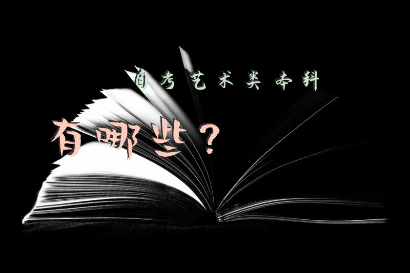 自考艺术类本科有哪些？